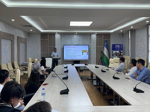 “El Yurt Umidi” Foundation Scholar Shares Insights at Westminster International University in Tashkent